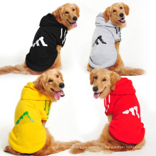 Recommander fortement les sweats à capuche pour chiens de vêtements pour animaux de compagnie